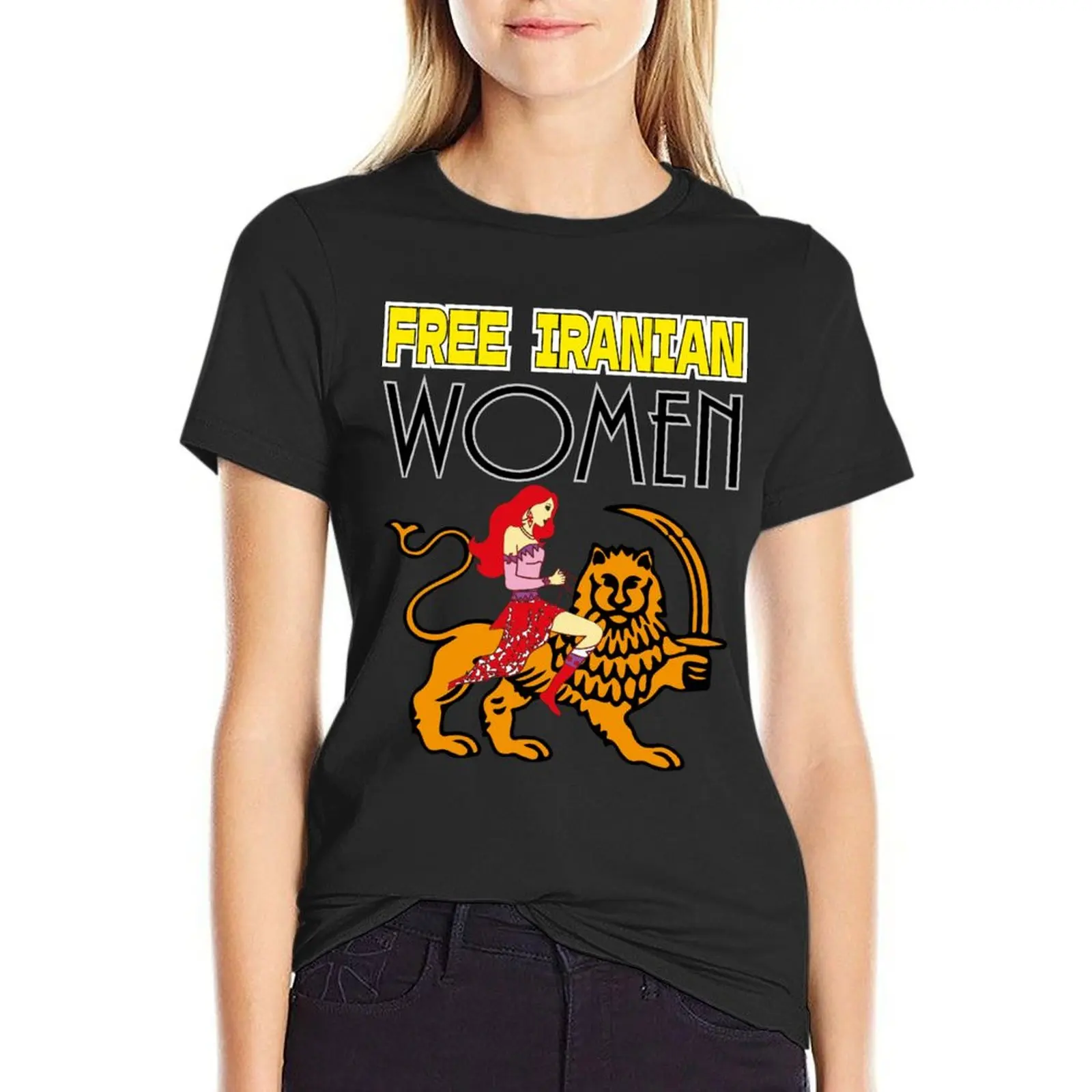 Free Iranian Women, Tribute to Mahsa Amini T-Shirt Short sleeve tee Blouse summer clothes anime clothes ariat shirts for Women
Free Iranian Women, Tribute to Mahsa Amini T-Shirt Short sleeve tee Blouse summer clothes anime clothes ariat shirts for Women
