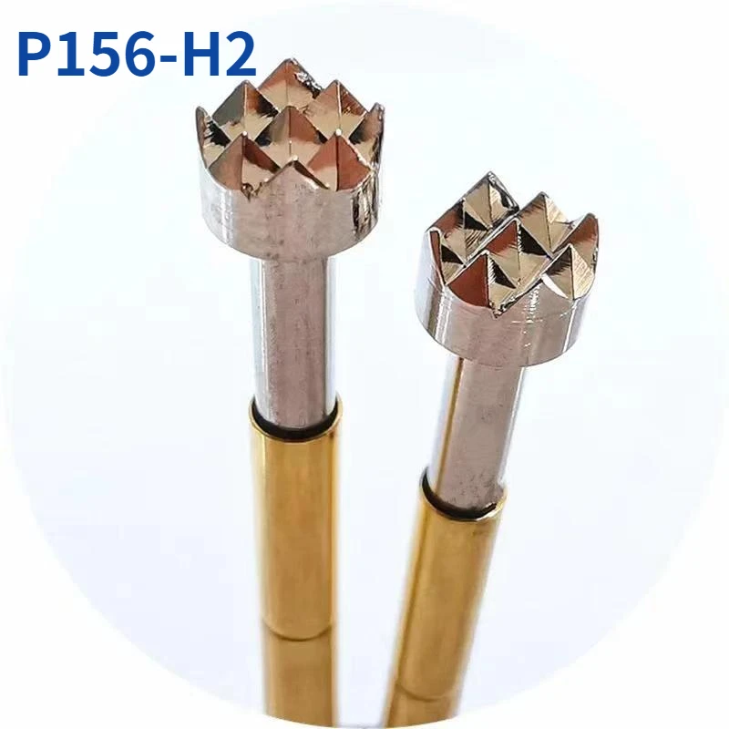 

100PCS/pack P156-H2 Nine Claw Plum Blossom Head Spring Test Pin Outer Diameter 2.36mm Length 33.35mm ICT Spring Probe