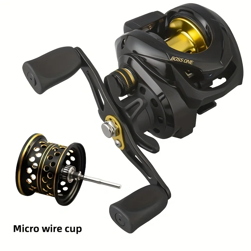 Fishing Reel Baitcasting Reel Left / Right With 7.2:1 Gear Ratio Bait Casting Reels Aluminum Alloy Handle, Magnetic Braking Sys
Fishing Reel Baitcasting Reel Left / Right With 7.2:1 Gear Ratio Bait Casting Reels Aluminum Alloy Handle, Magnetic Braking Sys