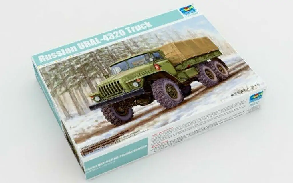 

Trumpeter model kit 01012 1/35 Russian URAL-4320 Truck plastic