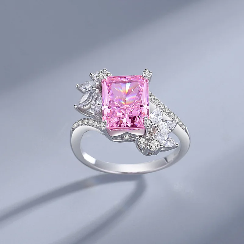 Ice Flower Cut Zircon Petal Ring Women's 925 Sterling Silver European and American Light Luxury Simple Closed Ring
Ice Flower Cut Zircon Petal Ring Women's 925 Sterling Silver European and American Light Luxury Simple Closed Ring