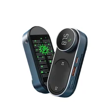 Car Solar Transmitter Fm Modulator Bluetooth 5.0 Wireless Mp3 Player Usb Car Charger Aux Car Kit Handsfree
Car Solar Transmitter Fm Modulator Bluetooth 5.0 Wireless Mp3 Player Usb Car Charger Aux Car Kit Handsfree