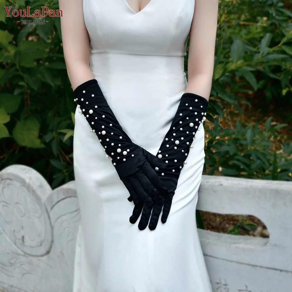 YouLaPan VM12 Black Bridal Gloves 1 Pair Pearls Wedding Gloves Long Above the Elbow Bachelorette Party Accessories Evening
YouLaPan VM12 Black Bridal Gloves 1 Pair Pearls Wedding Gloves Long Above the Elbow Bachelorette Party Accessories Evening
