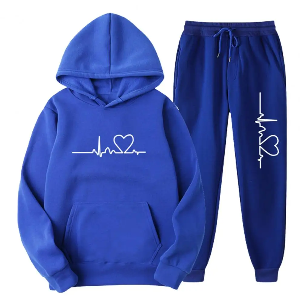 Plus Size Autumn Winter Men Set Hoodie Sweatpants Set Solid Color Windproof Pullover Top Drawstring Pants Sportswear Suit 
Plus Size Autumn Winter Men Set Hoodie Sweatpants Set Solid Color Windproof Pullover Top Drawstring Pants Sportswear Suit