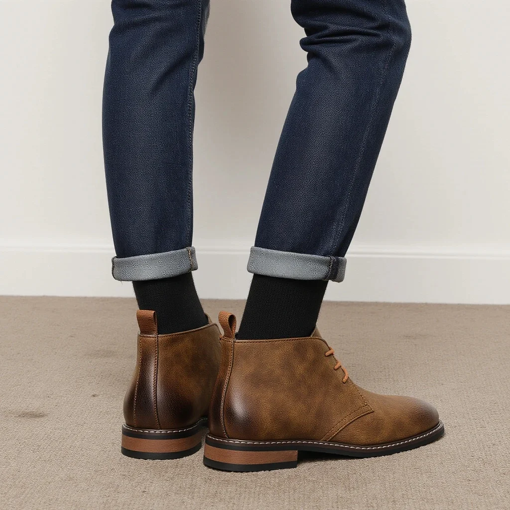 أحذية رجالية جلدية ماركة 2026 مريحة وعصرية وفاخرة أحذية رجالية جلدية ماركة 2026 مريحة وعصرية وفاخرة