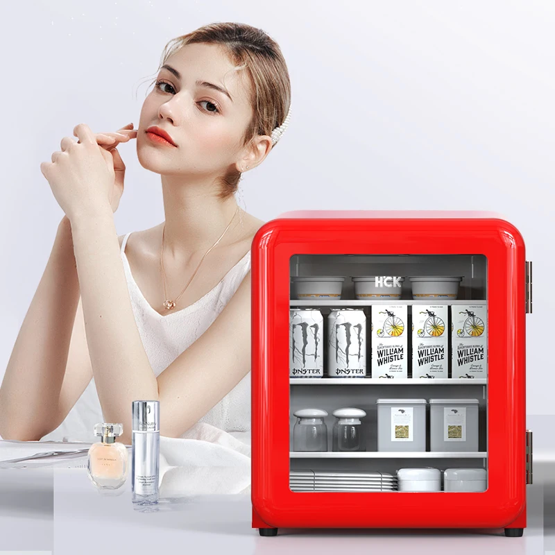 HCK 220V Cosmetics Mini Refrigerator Single Door Beauty and Skin Care Products Refrigerated Mask Lipstick Fresh-keeping Cabinet
HCK 220V Cosmetics Mini Refrigerator Single Door Beauty and Skin Care Products Refrigerated Mask Lipstick Fresh-keeping Cabinet