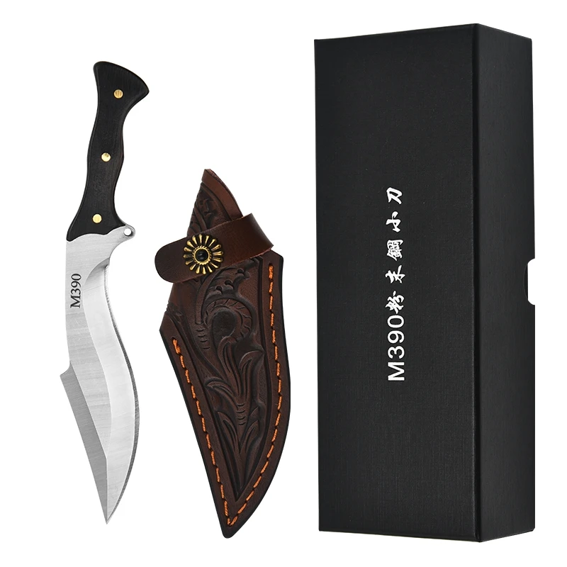 M390 Steel High Hardness Retroflex Hunting Knife EDC Tactical Mini Pocket Knives Camping Self defense Tool with Leather Sheath
M390 Steel High Hardness Retroflex Hunting Knife EDC Tactical Mini Pocket Knives Camping Self defense Tool with Leather Sheath