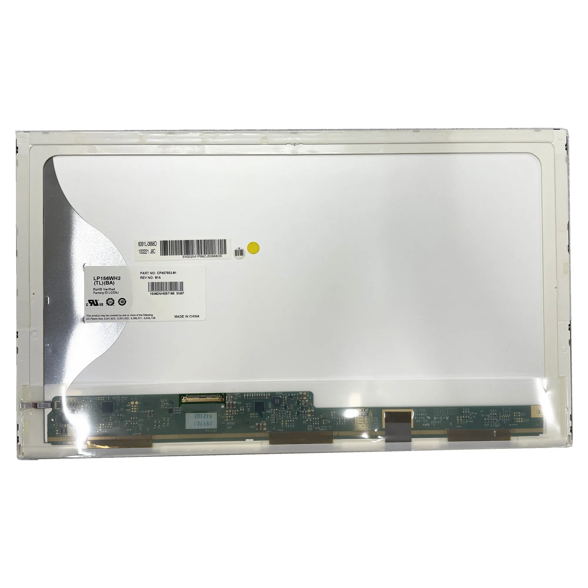 LP156WH2-TLBA LP156WH2-TLAB LP156WH2-TLAA B156XW02 LTN156AT02 LP156WH4-TLA1 15.6'' Laptop LCD Screen 1366*768 LVDS 40 PINS
LP156WH2-TLBA LP156WH2-TLAB LP156WH2-TLAA B156XW02 LTN156AT02 LP156WH4-TLA1 15.6'' Laptop LCD Screen 1366*768 LVDS 40 PINS