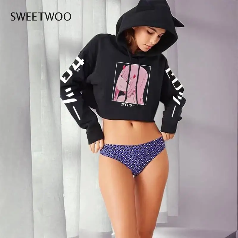 Anime Darling Franxx Hoodie Zero Two Women Harajuku Streetwear Sweatshirt Graphic Printed Pullover Crop Tops Fashion Tide Chic
Anime Darling Franxx Hoodie Zero Two Women Harajuku Streetwear Sweatshirt Graphic Printed Pullover Crop Tops Fashion Tide Chic
