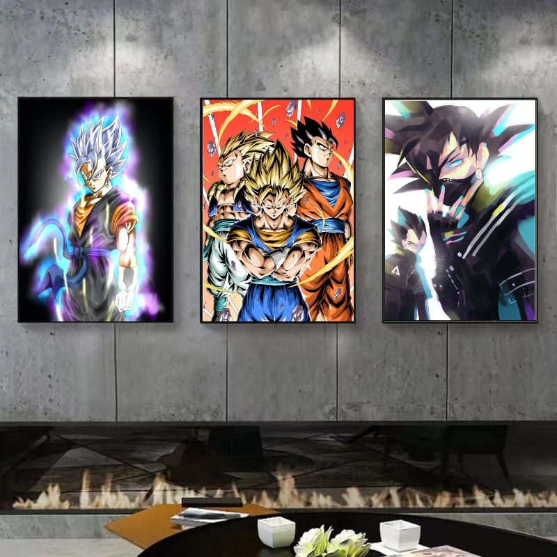 Best Selling Anime Seven Dragon Ball Z Hanging Picture Goku Canvas Mural Vegeta Poster Core Simple Style Wall Art Decoration
Best Selling Anime Seven Dragon Ball Z Hanging Picture Goku Canvas Mural Vegeta Poster Core Simple Style Wall Art Decoration