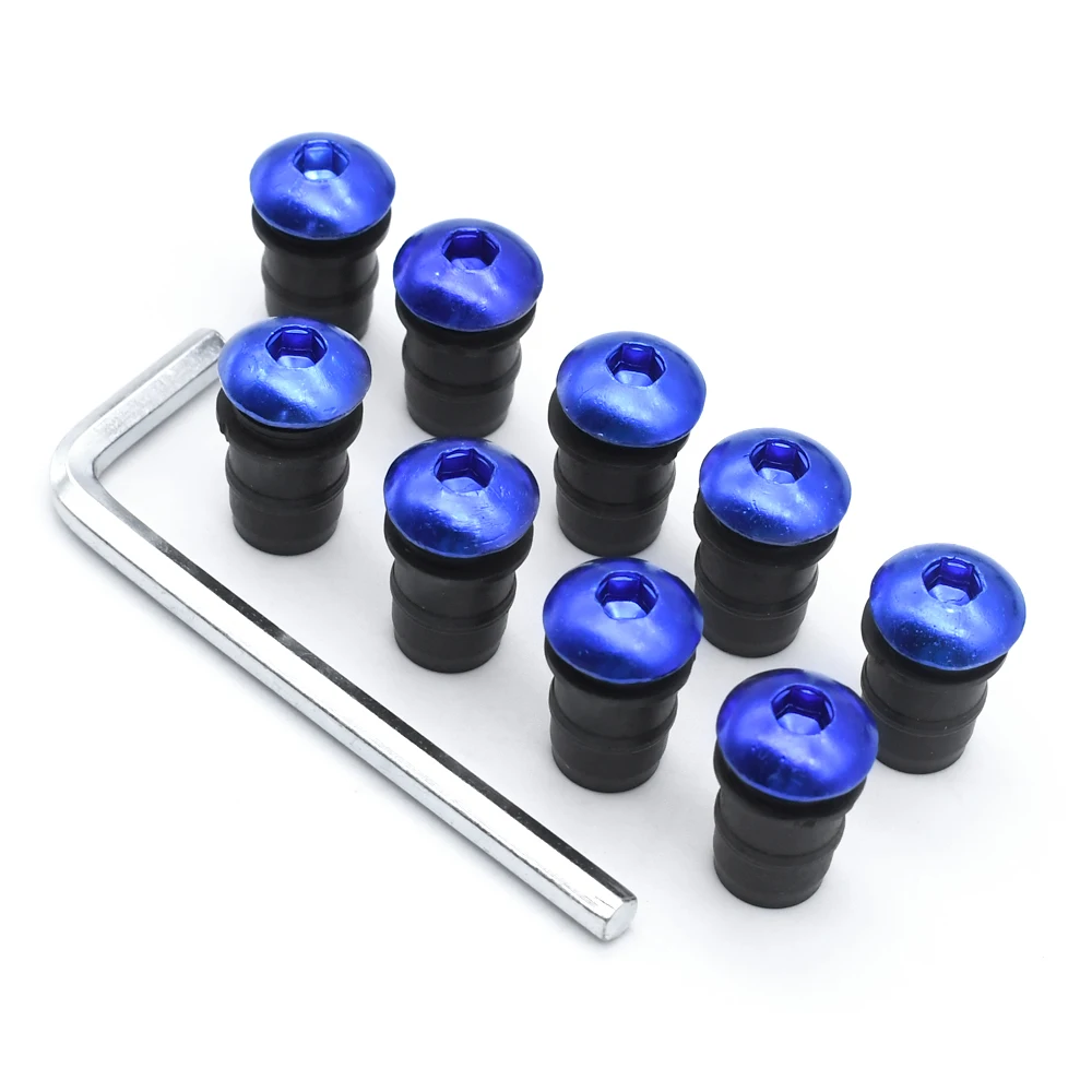 10Pcs Aluminum M5 X 15mm Motorcycle CNC Windscreen Windshield Screw Bolts Nuts Fastener Kit Motorbike Mounting Bolt Caps
10Pcs Aluminum M5 X 15mm Motorcycle CNC Windscreen Windshield Screw Bolts Nuts Fastener Kit Motorbike Mounting Bolt Caps