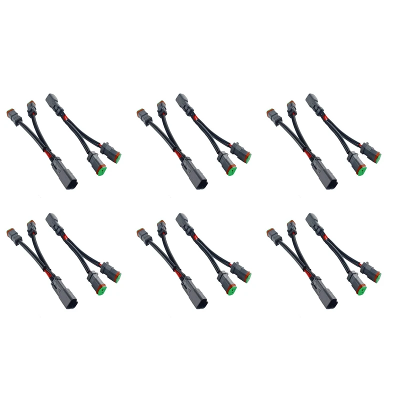 6X Y Type Leads Deutsch DT DTP 2 Pin Socket Adapter For LED Pod Work Light Retrofit Connectors Wiring Harness
6X Y Type Leads Deutsch DT DTP 2 Pin Socket Adapter For LED Pod Work Light Retrofit Connectors Wiring Harness