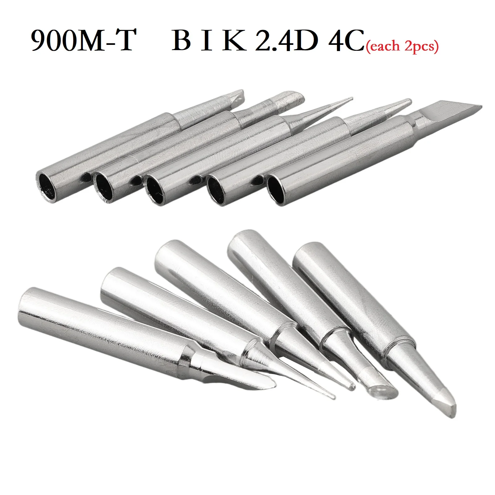 10pcs Soldering Iron Tip Pure Copper 900M-T Soldering Tips Welding Nozzle Solder Heads Welding Solder Power Tools I/B/K/2.4D/4C
10pcs Soldering Iron Tip Pure Copper 900M-T Soldering Tips Welding Nozzle Solder Heads Welding Solder Power Tools I/B/K/2.4D/4C