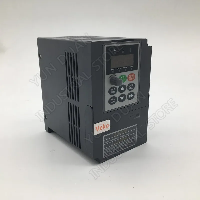 

2.2KW 3HP 380V 5.1A 3Phase input Vector VFD 3 phase output PID Universal Frequency Converter CE For CNC Router Spindle Fan