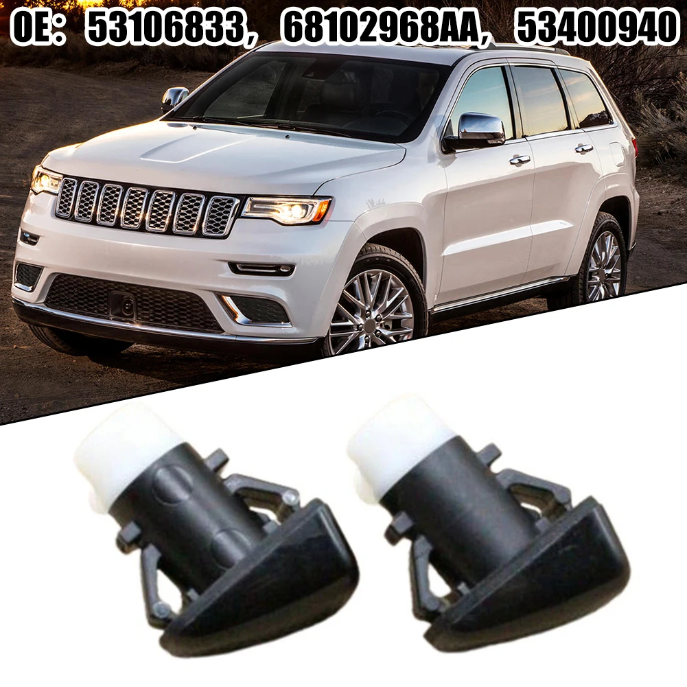 2pcs Car Windshield Wiper Jet Nozzles For Jeep For Cherokee 2014-2023 Fluid Nozzle 53106833,68102968AA,53400940 Accessories
2pcs Car Windshield Wiper Jet Nozzles For Jeep For Cherokee 2014-2023 Fluid Nozzle 53106833,68102968AA,53400940 Accessories