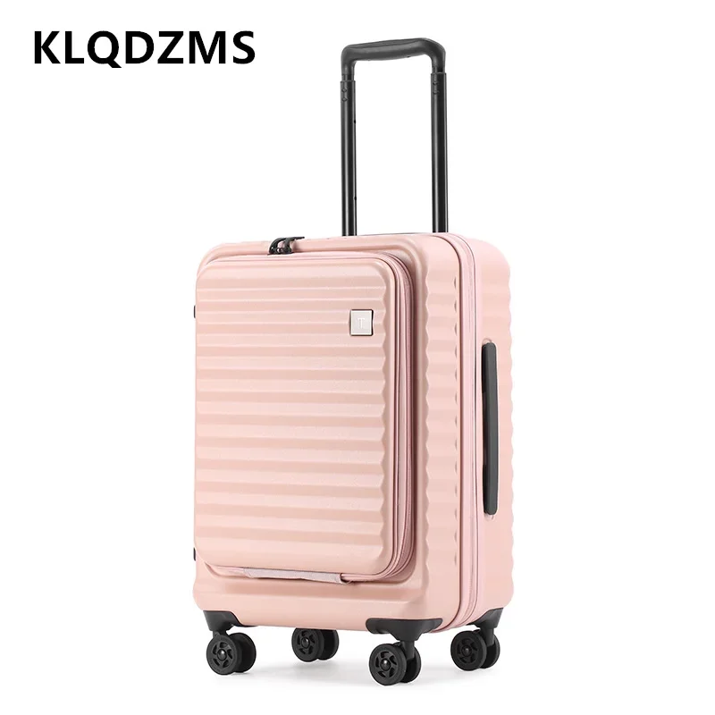 KLQDZMS 20 High Quality Suitcase Front Opening Laptop Boarding Case 24 Inch PC Trolley Case 28" with Wheels Rolling Luggage
KLQDZMS 20 High Quality Suitcase Front Opening Laptop Boarding Case 24 Inch PC Trolley Case 28" with Wheels Rolling Luggage