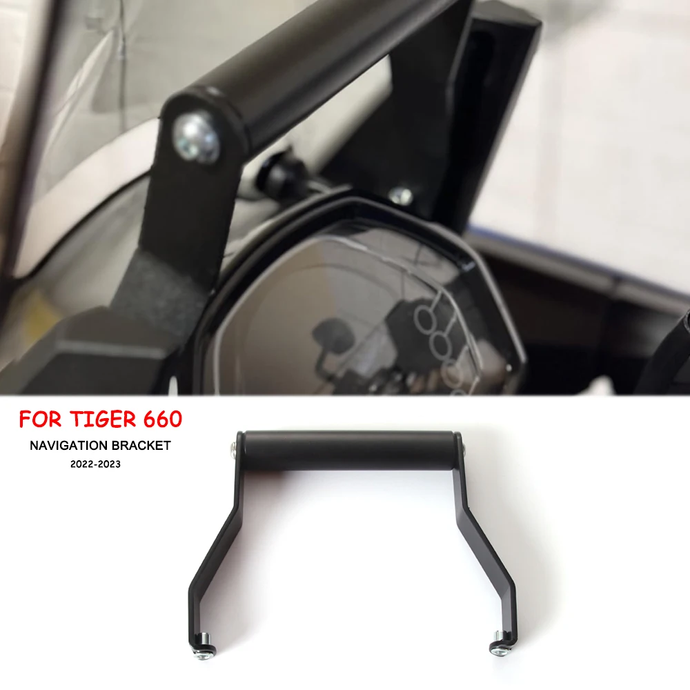 

For Tiger 660 Accessories GPS Smart Phone Navigation Mount For Tiger660 2022-2023 Motorcycle Mounting Bracket Adapter Holder