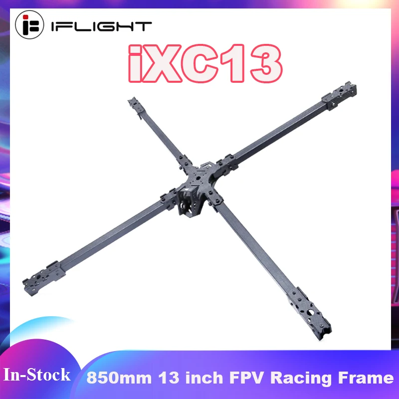 IFlight iXC13 850mm 13 inch X-CLASS Ture X FPV Racing Frame W / 10W LED Light/ 36V 48V to 12V 10A Step-down Module for RC Drone
IFlight iXC13 850mm 13 inch X-CLASS Ture X FPV Racing Frame W / 10W LED Light/ 36V 48V to 12V 10A Step-down Module for RC Drone