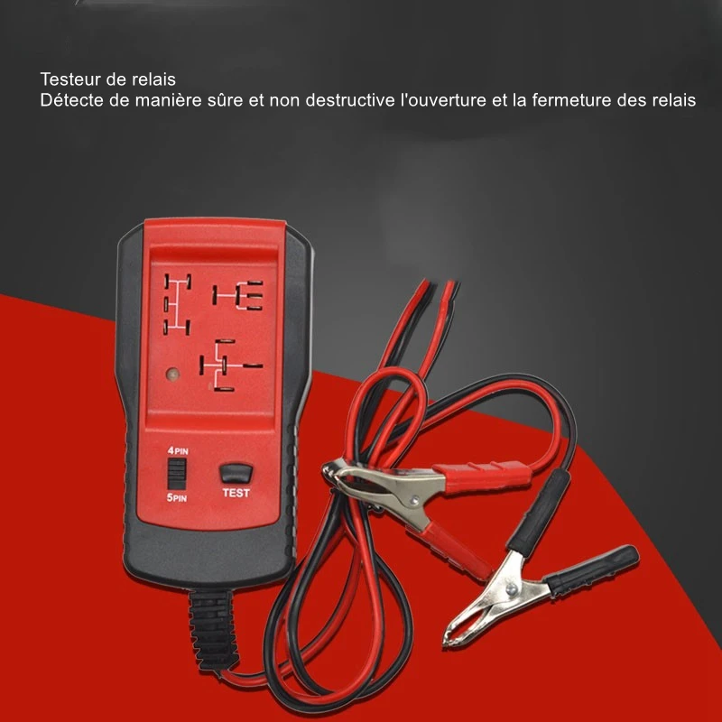 Automotive Relay Tester Detector Diagnostic 12V24V Universal Four Foot Five Foot Analysis Tester Auto Repair
Automotive Relay Tester Detector Diagnostic 12V24V Universal Four Foot Five Foot Analysis Tester Auto Repair