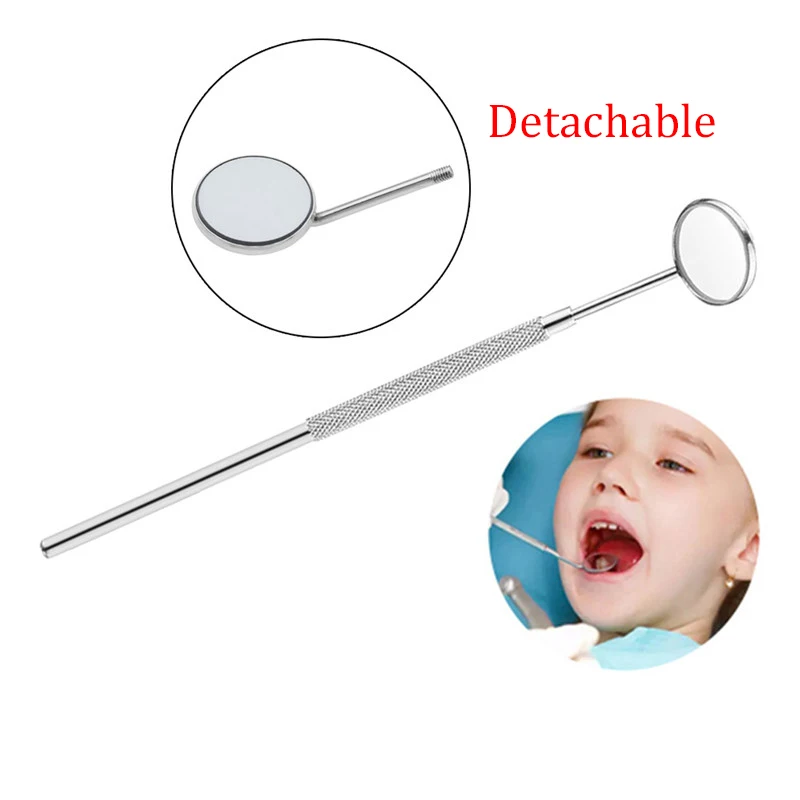 

Dental Tool Stainless Steel Dentistry Medical Equipment Mouth Tooth Mirror Oral Care Checking Extension Applying