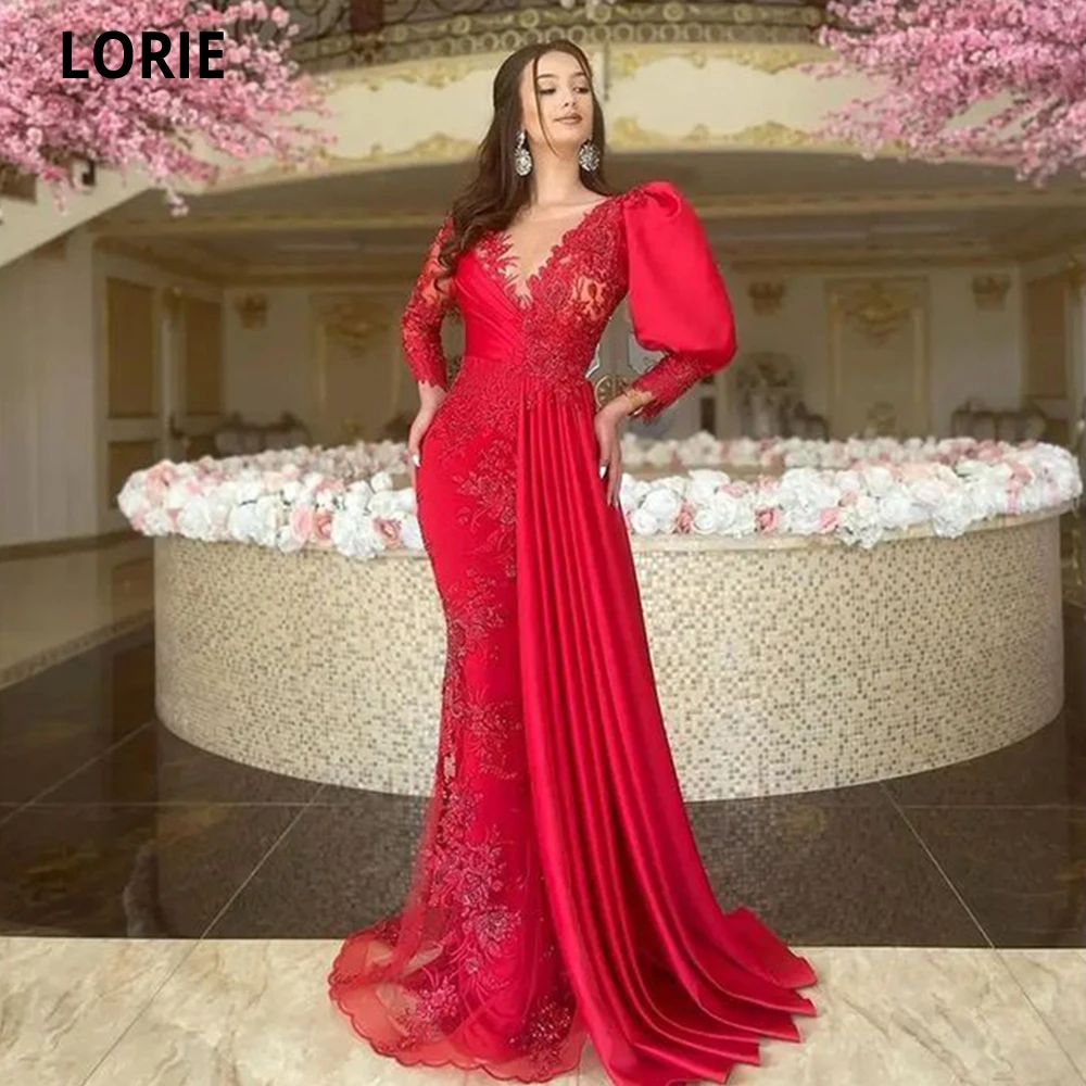 Модное красное вечернее платье LORIE с глубоким круглым вырезом, платье для вечеринки с длинным рукавом, женское официальное платье, Robe De Mariee ...
Модное красное вечернее платье LORIE с глубоким круглым вырезом, платье для вечеринки с длинным рукавом, женское официальное платье, Robe De Mariee ...