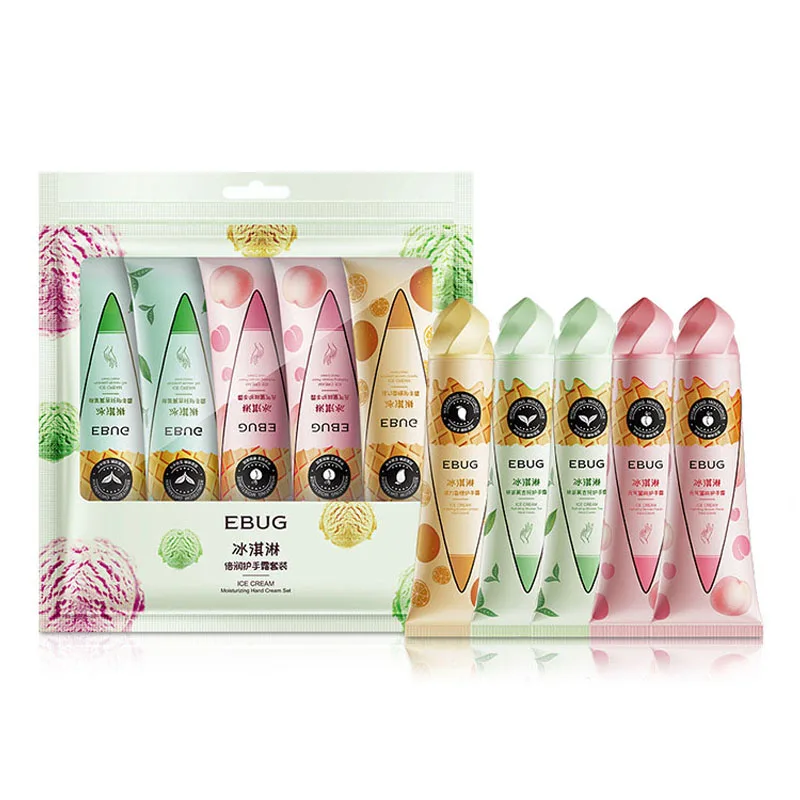5pcs Ice Cream Moisturizing Hand Cream Set Moisturizing Anti Chap Nourishing Brightening Hand Creams Sets Hands Care for Beauty 
5pcs Ice Cream Moisturizing Hand Cream Set Moisturizing Anti Chap Nourishing Brightening Hand Creams Sets Hands Care for Beauty