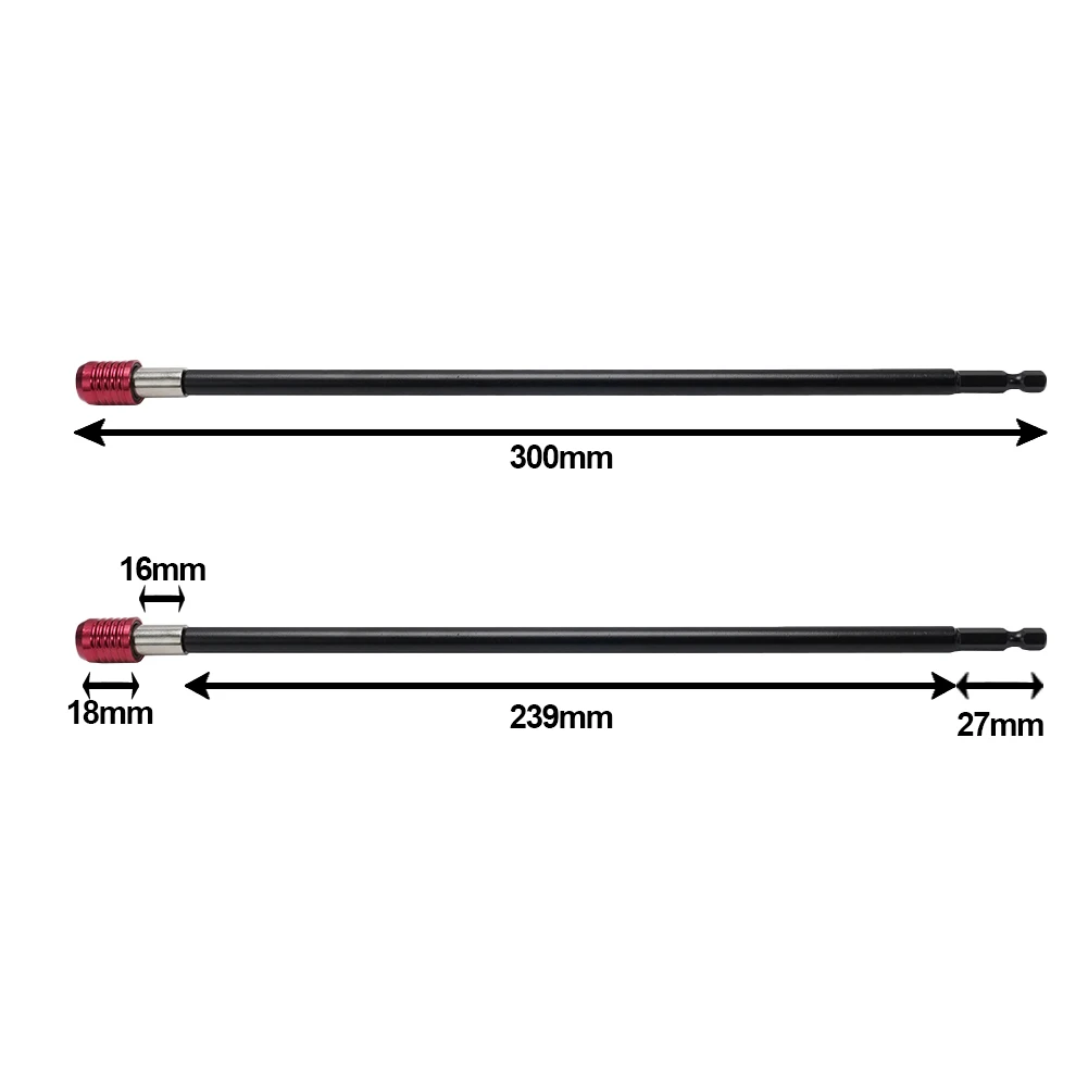 300mm Screwdriver Bit Holder Quick Release 1/4" Screwdriver Drill Bit Holder Magnetic Extension Rod Hand Tools
300mm Screwdriver Bit Holder Quick Release 1/4" Screwdriver Drill Bit Holder Magnetic Extension Rod Hand Tools