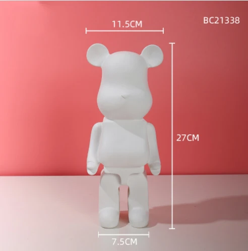 DIY Fluid Painting Matte White Embryo Handmade Graffiti Violent Bear Balloon Dog Mask Resin Decoration Tide Play Figurines craft
DIY Fluid Painting Matte White Embryo Handmade Graffiti Violent Bear Balloon Dog Mask Resin Decoration Tide Play Figurines craft