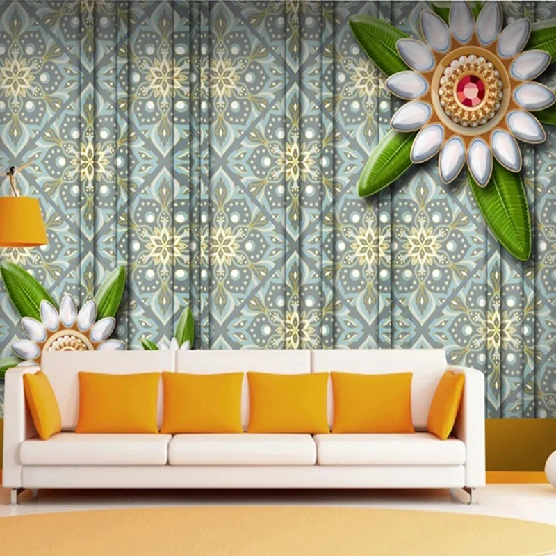 Custom 3D Photo Mural Wallpaper European Style Jewelry Flower Green Wall Paper for Bedroom Living Room TV Background Home Decor
Custom 3D Photo Mural Wallpaper European Style Jewelry Flower Green Wall Paper for Bedroom Living Room TV Background Home Decor