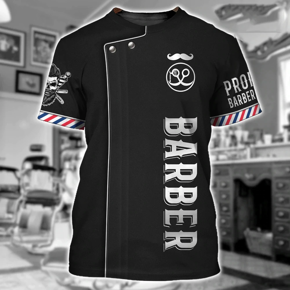 Barber Shop Shirt Men's T-Shirts 3D Printed Custom Men's Clothing O-Neck Oversized Cheap Short Sleeve Tops Cool Punk Streetwear
Barber Shop Shirt Men's T-Shirts 3D Printed Custom Men's Clothing O-Neck Oversized Cheap Short Sleeve Tops Cool Punk Streetwear