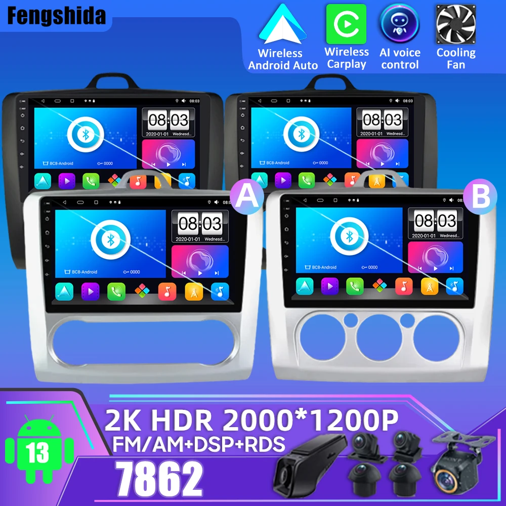 Car Android Android 13 Android Auto Carplay For Ford Focus 2 Mk 2 Fox 2004 -2011 Multimedia Player 2din Stereo GPS Touch Screen
Car Android Android 13 Android Auto Carplay For Ford Focus 2 Mk 2 Fox 2004 -2011 Multimedia Player 2din Stereo GPS Touch Screen