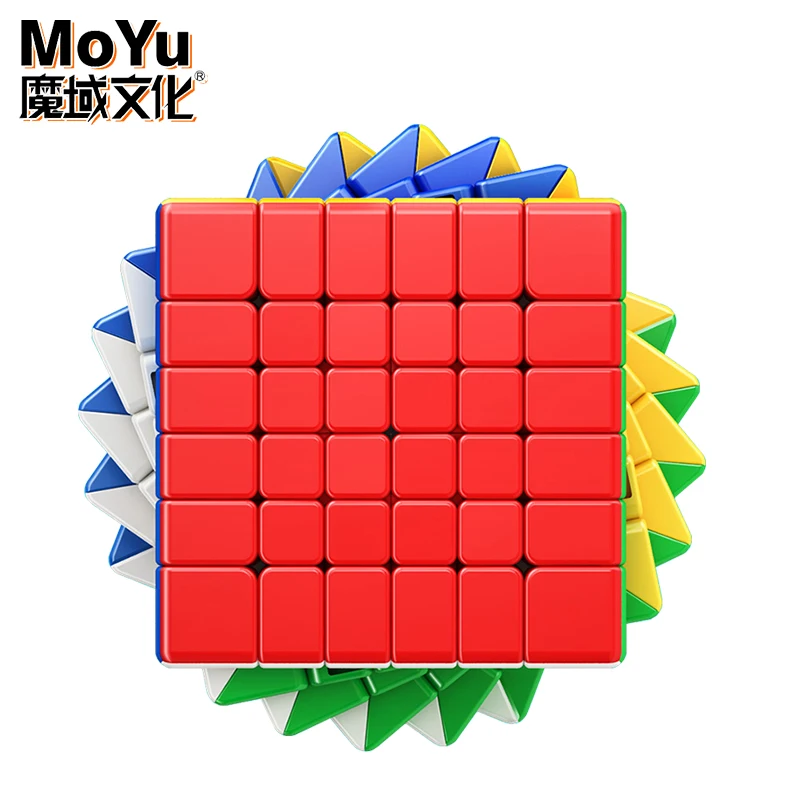 

MOYU Meilong 6M V2 Magnetic Magic Cube 6x6x6 Professional Speed Puzzle 6x6 Children's Toy (6v2 No Magnet) Original Cubo Magico