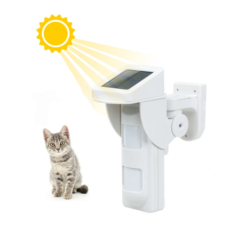 

Outdoor Wireless Solar Charge Dual PIR Motion Sensor 433MHz EV1527 12M Detecting Distance Built-in Rechargeable Battery Anti-pet