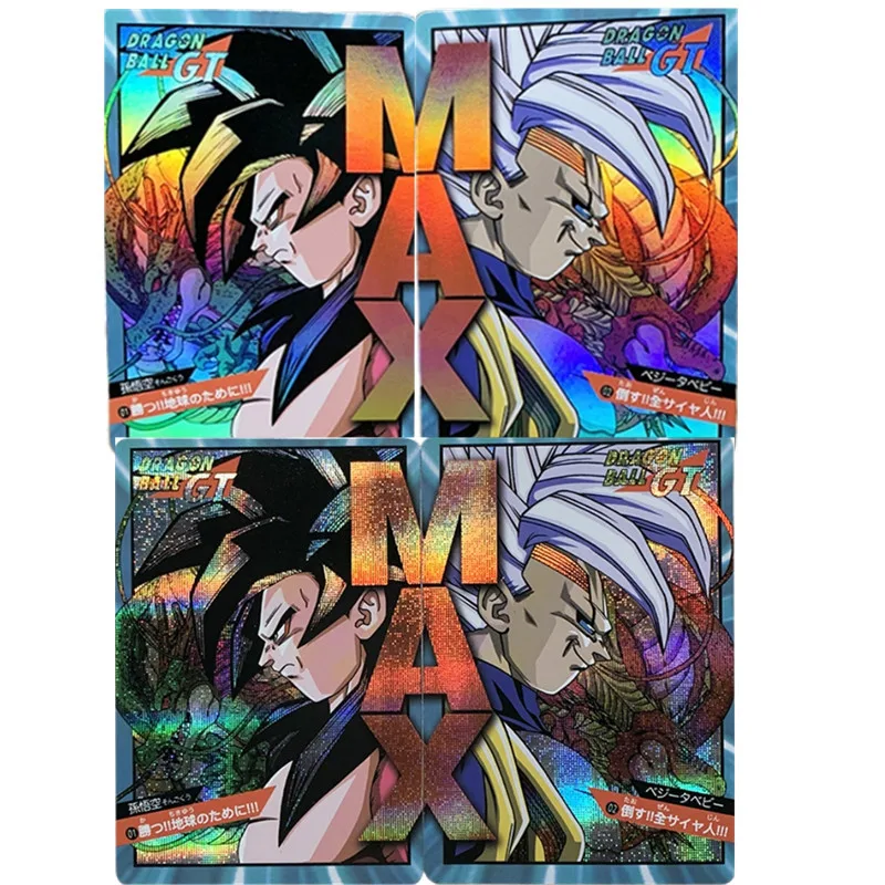 2pcs/set Dragon Ball Animation Characters Baby Son Goku Super Saiyan 4 Flash Card Anime Classics Game Collection Toy Gift
2pcs/set Dragon Ball Animation Characters Baby Son Goku Super Saiyan 4 Flash Card Anime Classics Game Collection Toy Gift