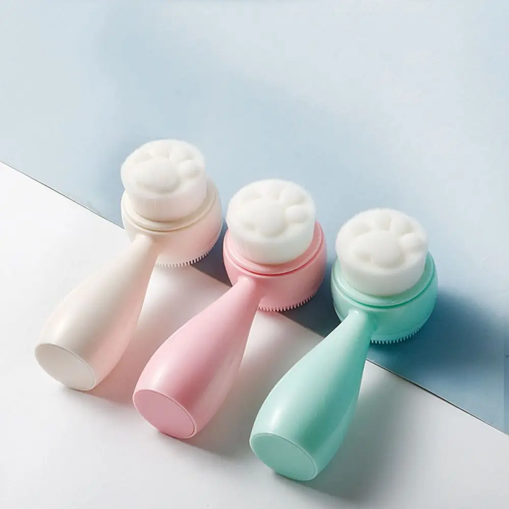 Manual Facial Cleansing Brush Potrable Gentle Cat Claw Shape Beauty Makeup Tool Handheld Soft Face Wash Brush Women
Manual Facial Cleansing Brush Potrable Gentle Cat Claw Shape Beauty Makeup Tool Handheld Soft Face Wash Brush Women
