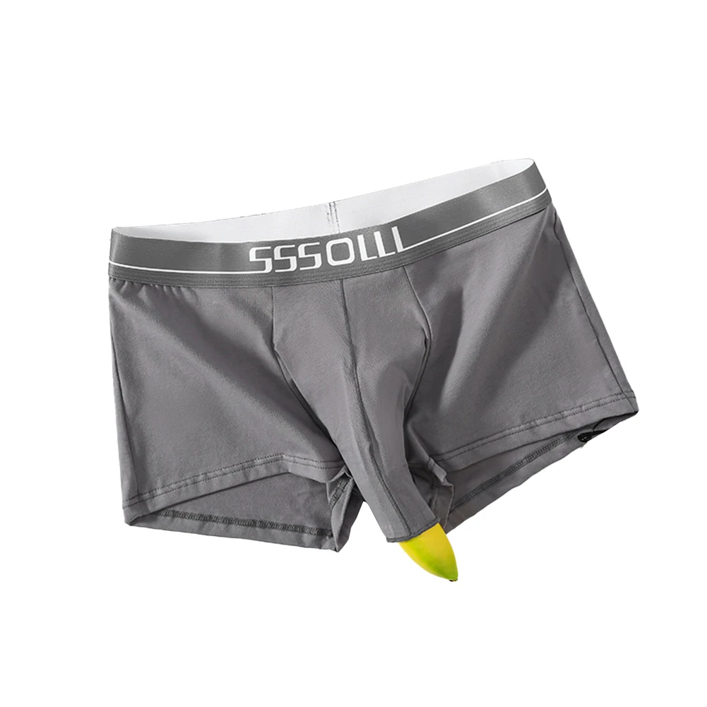 Open Sheath Mens Elephant Nose Cotton Bulge Pouch Boxer Briefs Comfortable Breathable Boxershorts Male Underwear Sleep Bottoms
Open Sheath Mens Elephant Nose Cotton Bulge Pouch Boxer Briefs Comfortable Breathable Boxershorts Male Underwear Sleep Bottoms