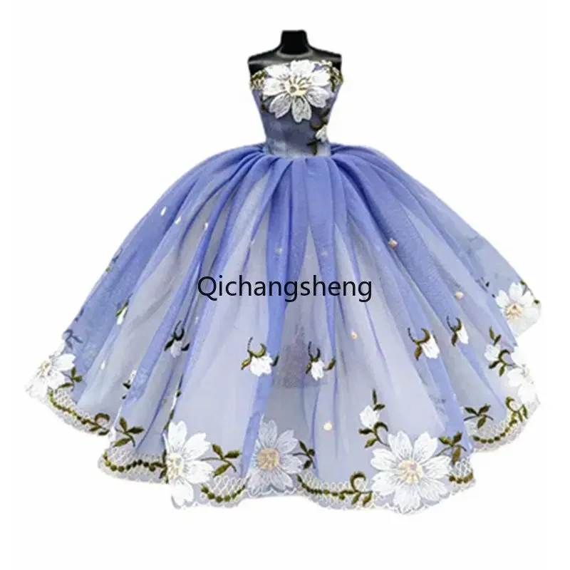 Blue Floral Lace Wedding Dresses for Barbie Doll Clothes 1/6 Dolls Accessories for Barbie Outfit Princess Evening Gown Toy 11.5"
Blue Floral Lace Wedding Dresses for Barbie Doll Clothes 1/6 Dolls Accessories for Barbie Outfit Princess Evening Gown Toy 11.5"