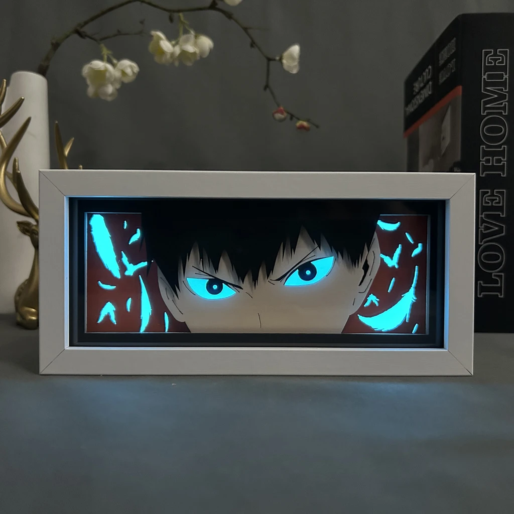 Бумажная подставка Haikyu Tobio Kageyama для спальни Декор подарок на день рождения манга теневая коробка настольная лампа ночник
Бумажная подставка Haikyu Tobio Kageyama для спальни Декор подарок на день рождения манга теневая коробка настольная лампа ночник