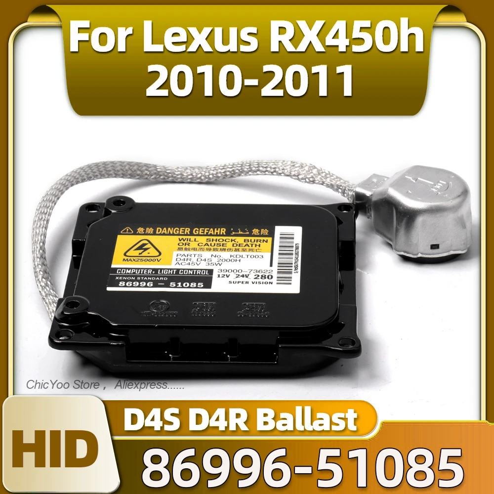 Xenon HID Headlight 86996-51085 Ballast D4S D4R Control Module Unit KDLT003 39000-73622 For Lexus RX450h 2010 2011
Xenon HID Headlight 86996-51085 Ballast D4S D4R Control Module Unit KDLT003 39000-73622 For Lexus RX450h 2010 2011