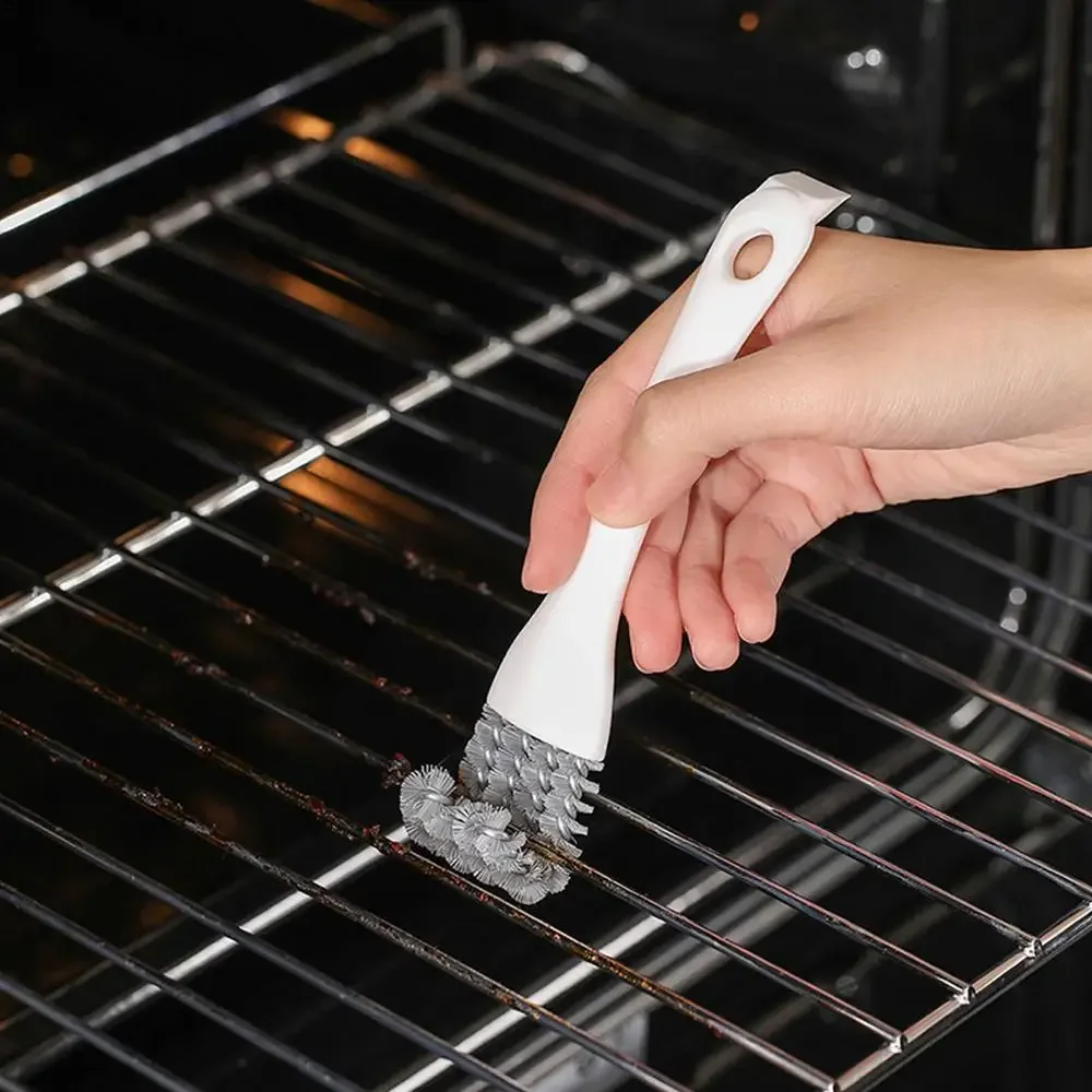 Grill Brush V-shaped Hooked Brush and Scraper Multifunctional Barbecue Kit Net Cleaning Brush for Kitchen Gadget Grill Brush V-shaped Hooked Brush and Scraper Multifunctional Barbecue Kit Net Cleaning Brush for Kitchen Gadget