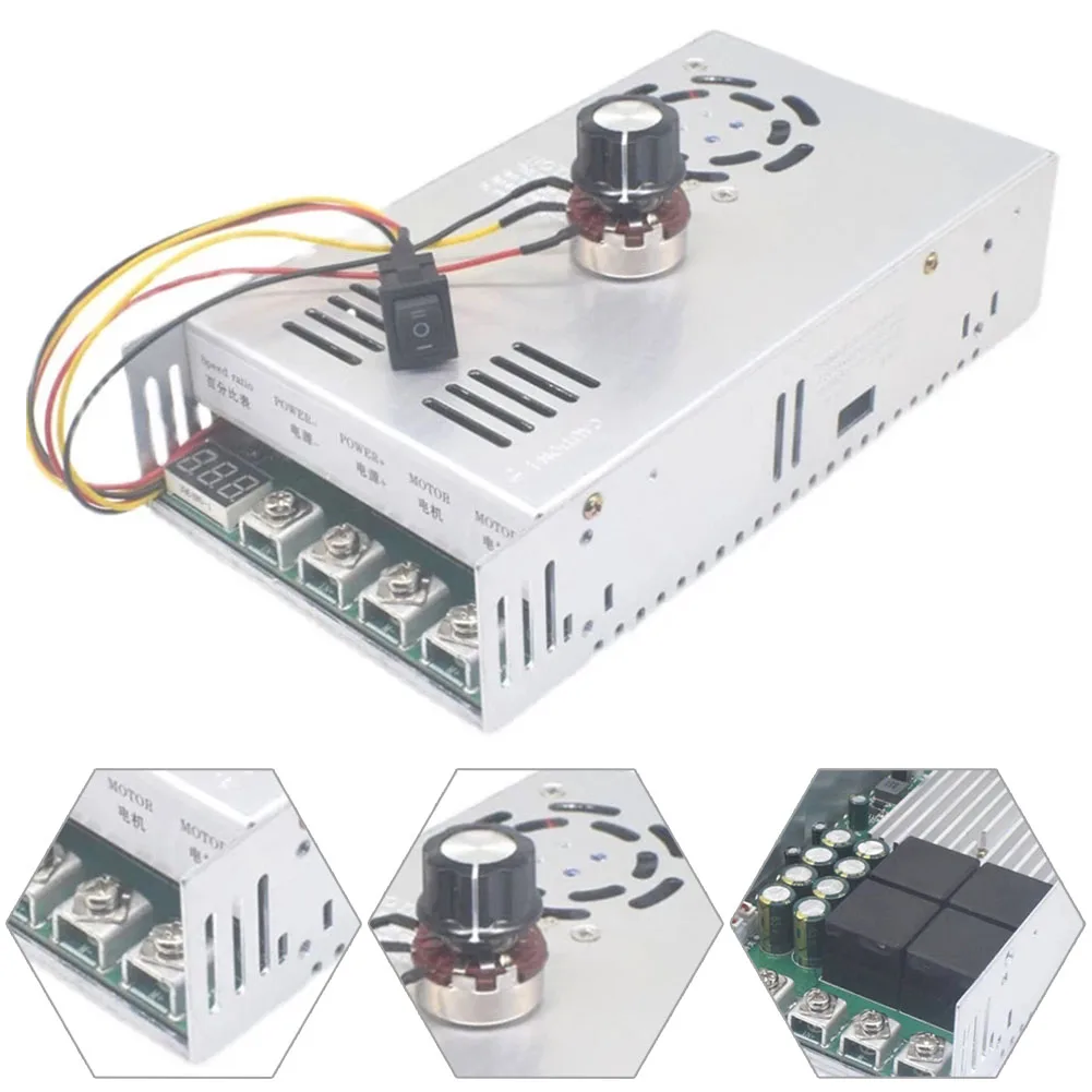 200A High-power Industrial Governor DC Motor Reducer Forward And Reverse 12-48V Quality Tool Accessories
200A High-power Industrial Governor DC Motor Reducer Forward And Reverse 12-48V Quality Tool Accessories