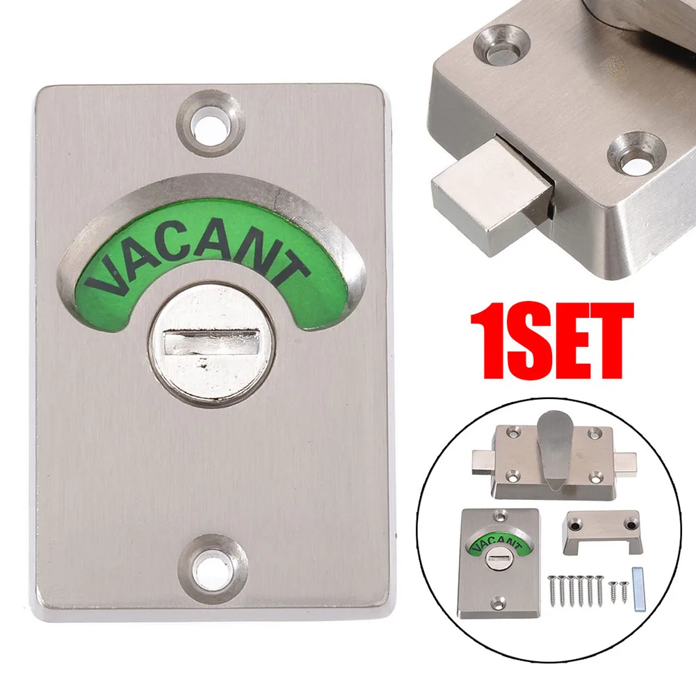 1pcs Indicator-Door Lock WC Engaged Vacant Bathroom Indicator Bolt Toilet Privacy Latch Door Lock Zinc Alloy Latches Hardware
1pcs Indicator-Door Lock WC Engaged Vacant Bathroom Indicator Bolt Toilet Privacy Latch Door Lock Zinc Alloy Latches Hardware