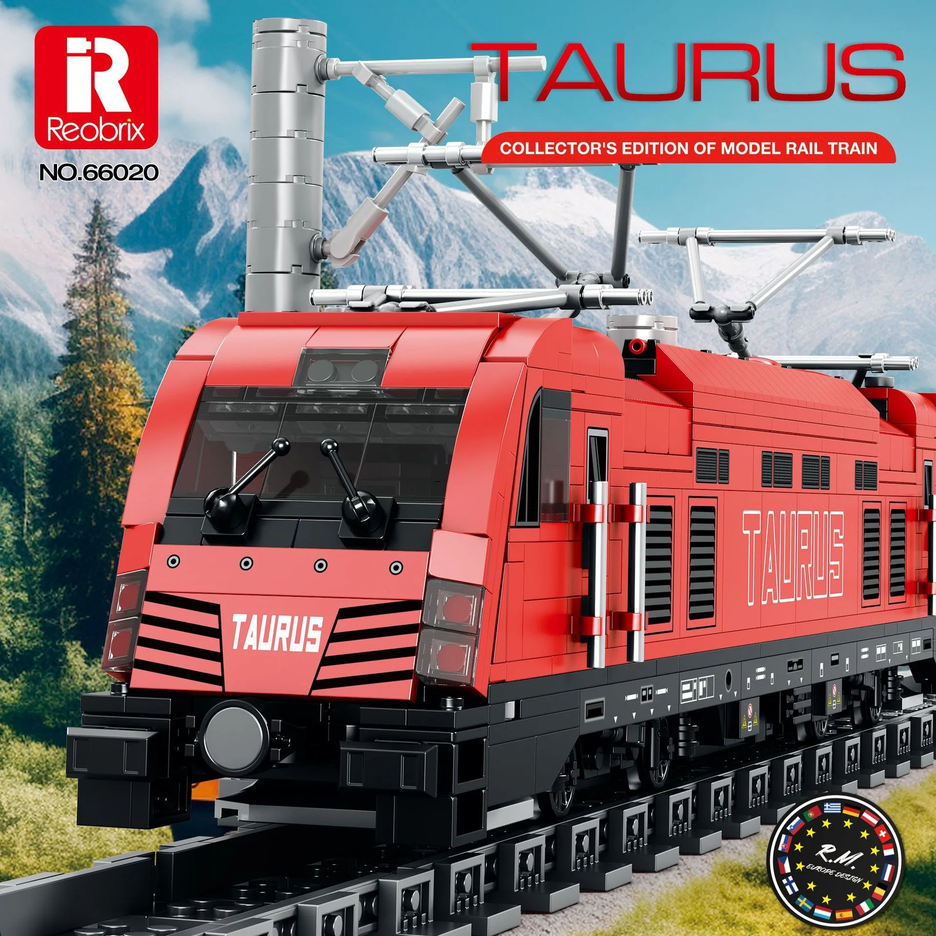Reobrix 66019 Taurus European Electric Passenger Train Model Compatible 21344 Building Blocks Brick Toys for Kids Christmas Gift
Reobrix 66019 Taurus European Electric Passenger Train Model Compatible 21344 Building Blocks Brick Toys for Kids Christmas Gift