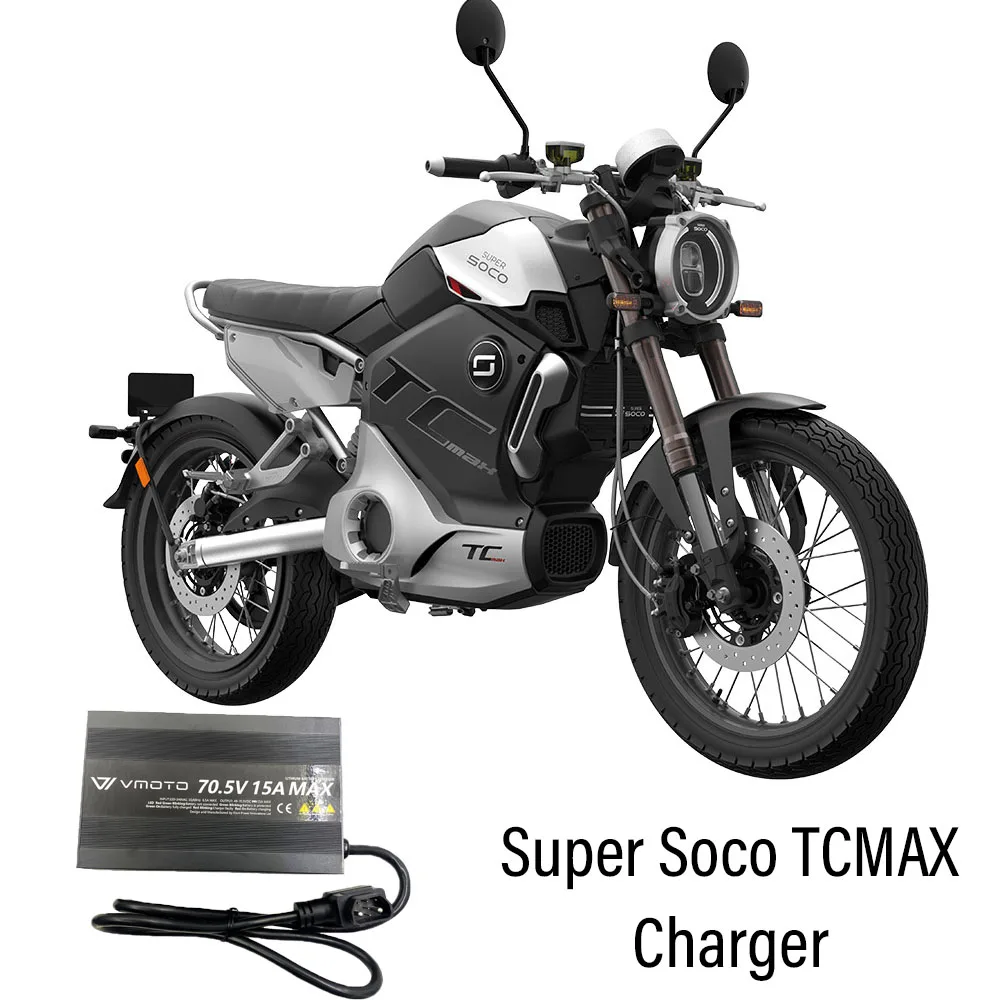 

New Fit Super Soco TCMAX TC MAX Charger Special Charger 70.5V 15A For Super Soco TCMAX TC MAX