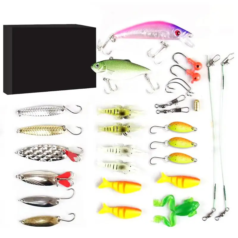 Fishing Lure Advent Calendar Fishing Lures Set Fishing Gear Box Countdown Gift Realistic Fish Bait Christmas Calendar For Daily
Fishing Lure Advent Calendar Fishing Lures Set Fishing Gear Box Countdown Gift Realistic Fish Bait Christmas Calendar For Daily