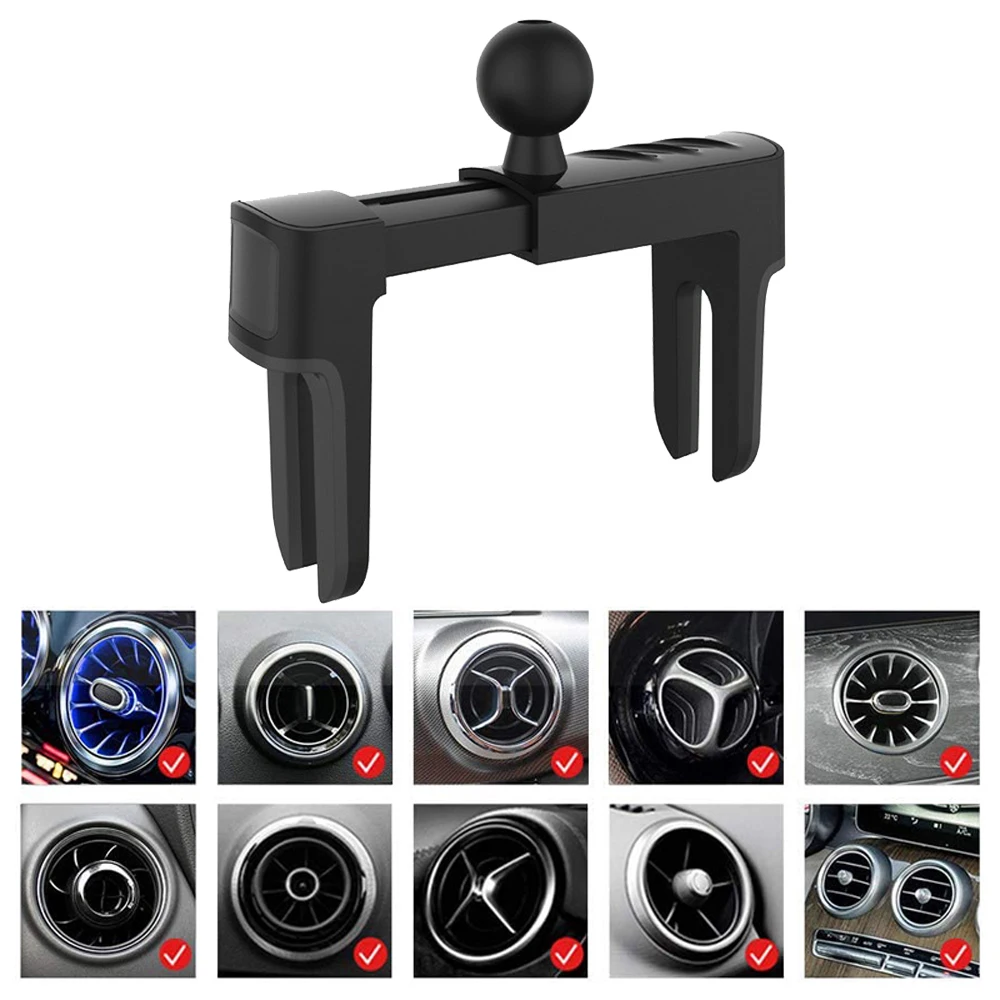 

Universal Car Air Vent Clip Upgrade 17mm Ball Head for Magnetic Car Phone Holder Gravity Support Stand Mount Car Charger Bracket