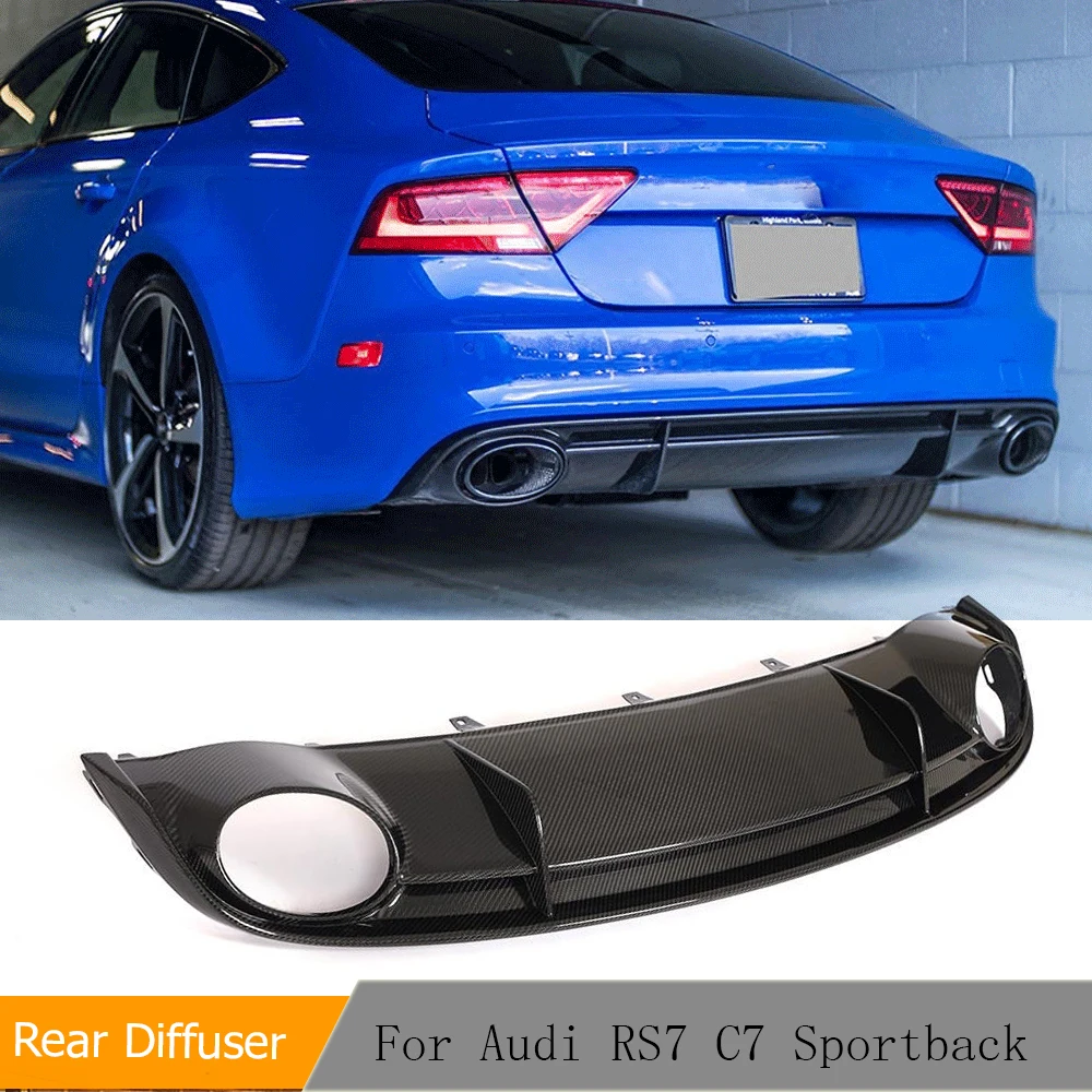 Real Carbon Fiber Rear Bumper Diffuser Lip Spoiler for Audi RS7 2014-2016 Car Rear Bumper Protector DRY Carbon Hatchback
Real Carbon Fiber Rear Bumper Diffuser Lip Spoiler for Audi RS7 2014-2016 Car Rear Bumper Protector DRY Carbon Hatchback