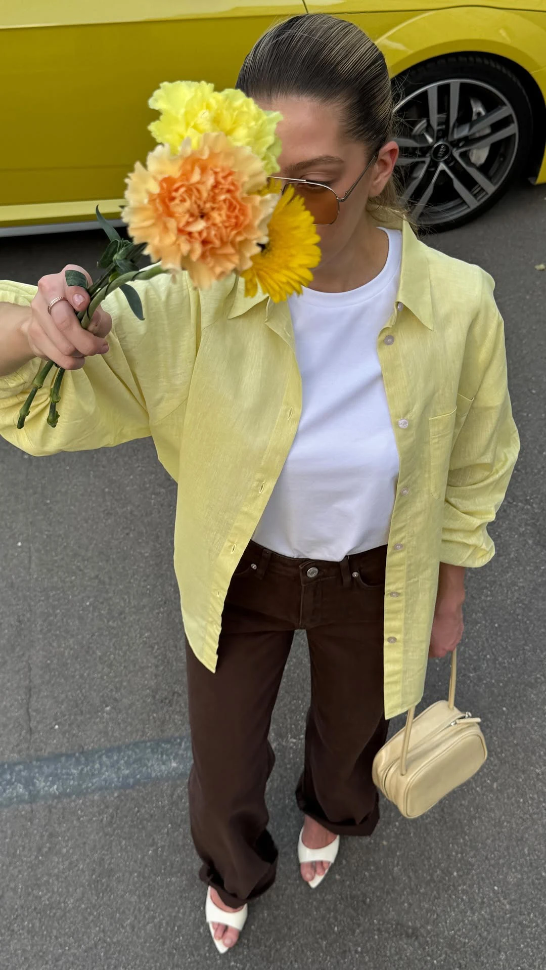 Spring White Women's Linen Shirt Long Sleeve Beautiful Blouses Elegant Basic Top Collar Yellow Blue Cotton Shirt for Women 25 Sec8d4e549ecc4e45ae4bebff5da8e060F