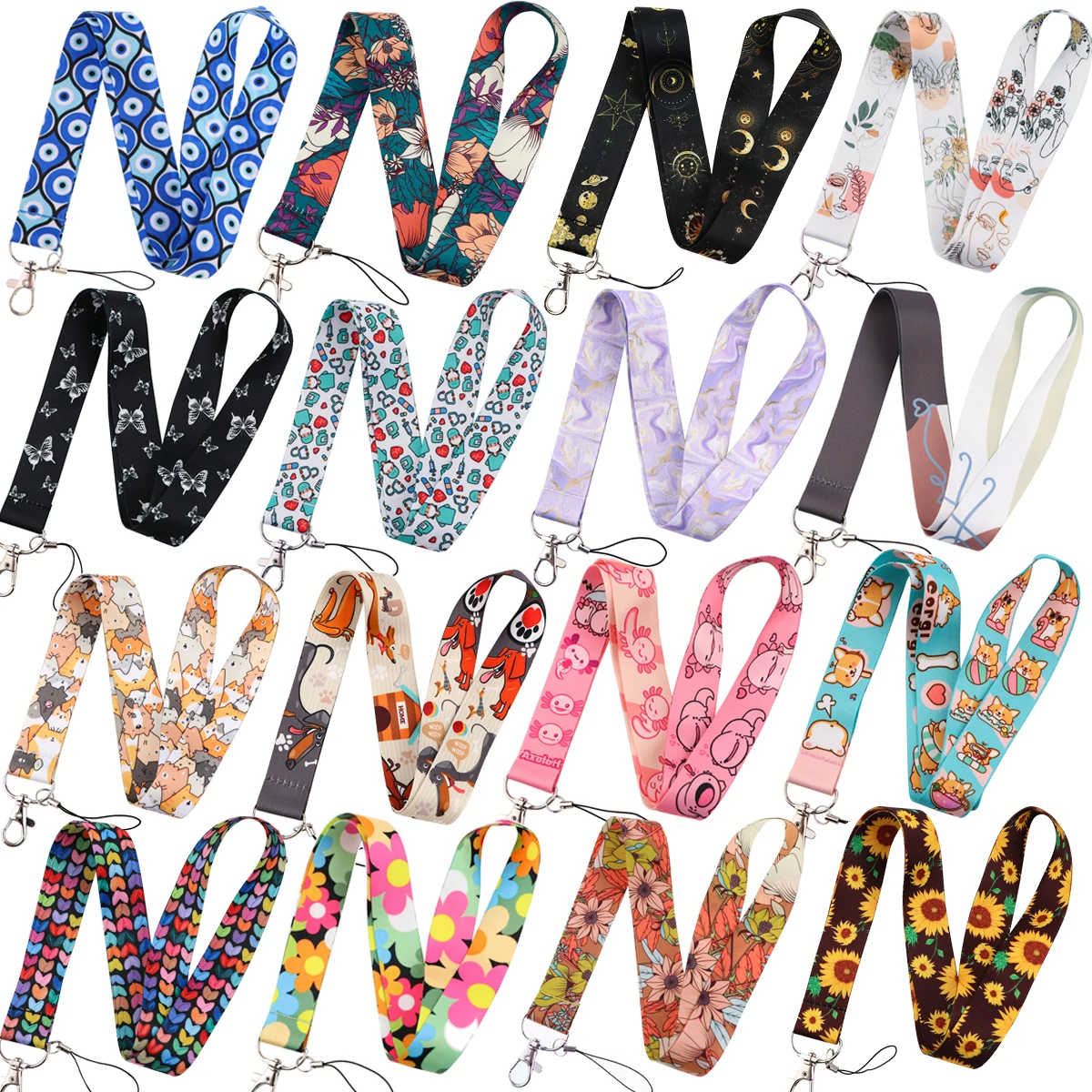 Wholesale Fashion Cute Turkish Eye Lanyard for Keys Keychain Credential Holder Keyring Mobile Phone Charm Accessories Gifts
Wholesale Fashion Cute Turkish Eye Lanyard for Keys Keychain Credential Holder Keyring Mobile Phone Charm Accessories Gifts
