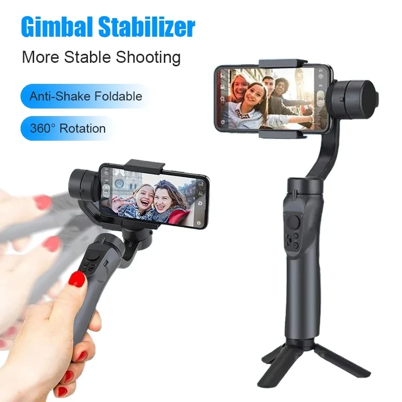 

3 Axis Handheld Gimbal Stabilizer for Mobile Phone Smartphone Stabilizer Tripods Anti-Shake Video Record Selfie Stick Stand